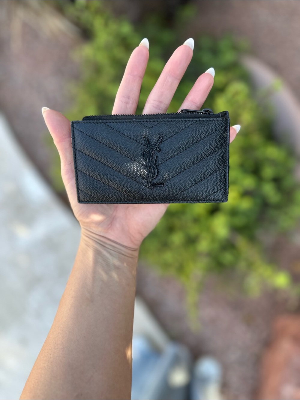 Black YSL card holder caviar leather - Picture 4 of 6